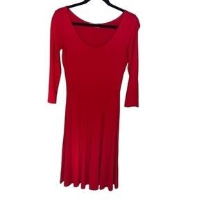 Calvin Klein red dress size 2 EUC